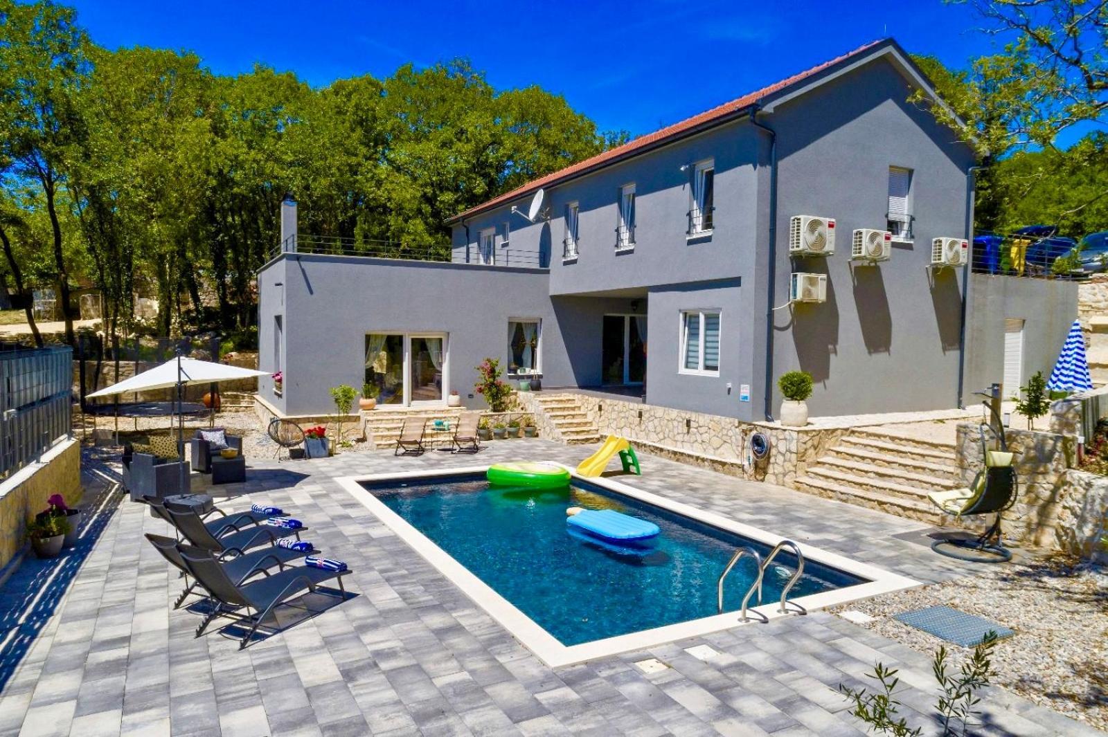 Luxury Villa Andrea Vrzika In Forest Near The Sea Zagvozd Zewnętrze zdjęcie