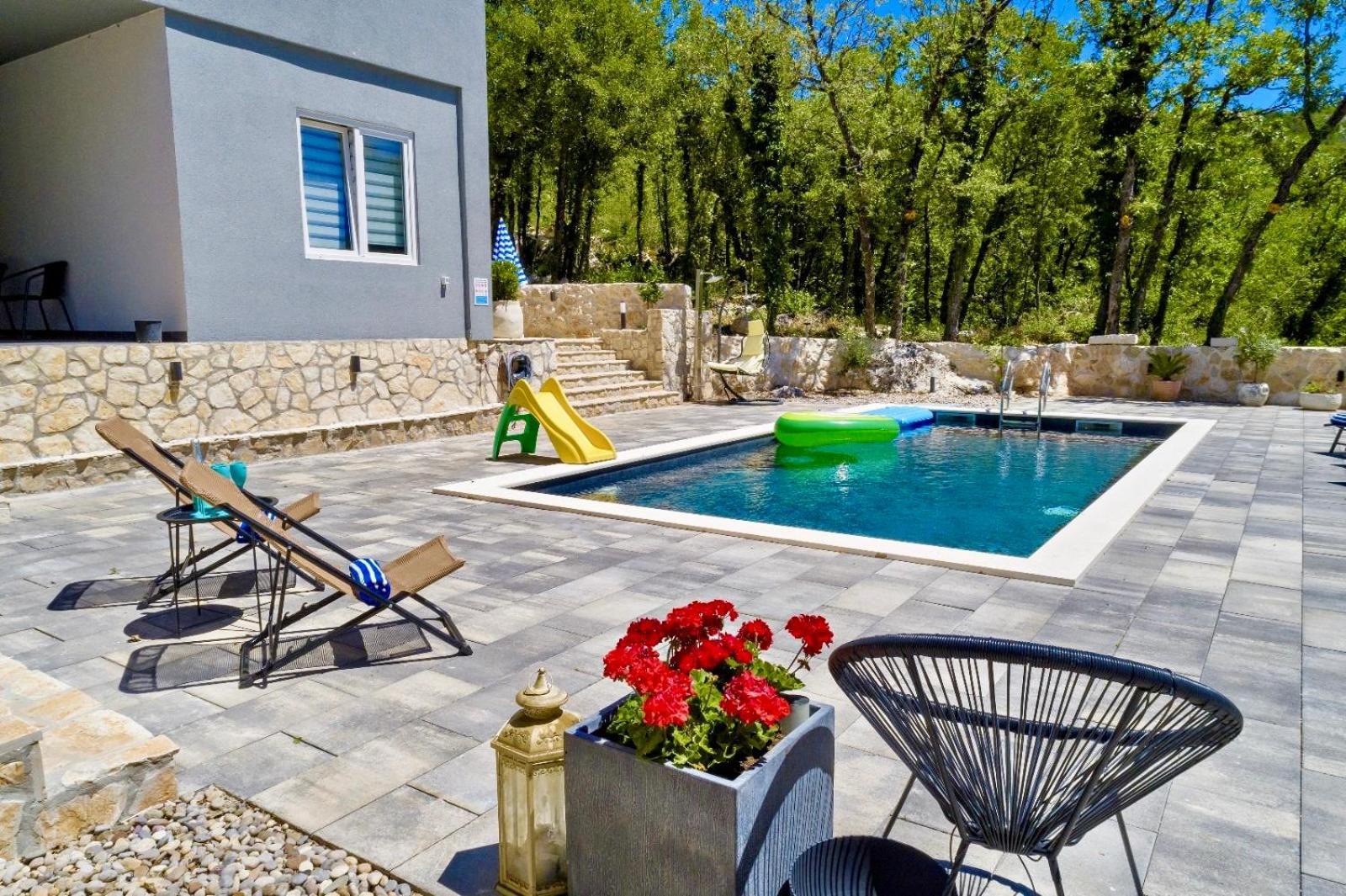 Luxury Villa Andrea Vrzika In Forest Near The Sea Zagvozd Zewnętrze zdjęcie