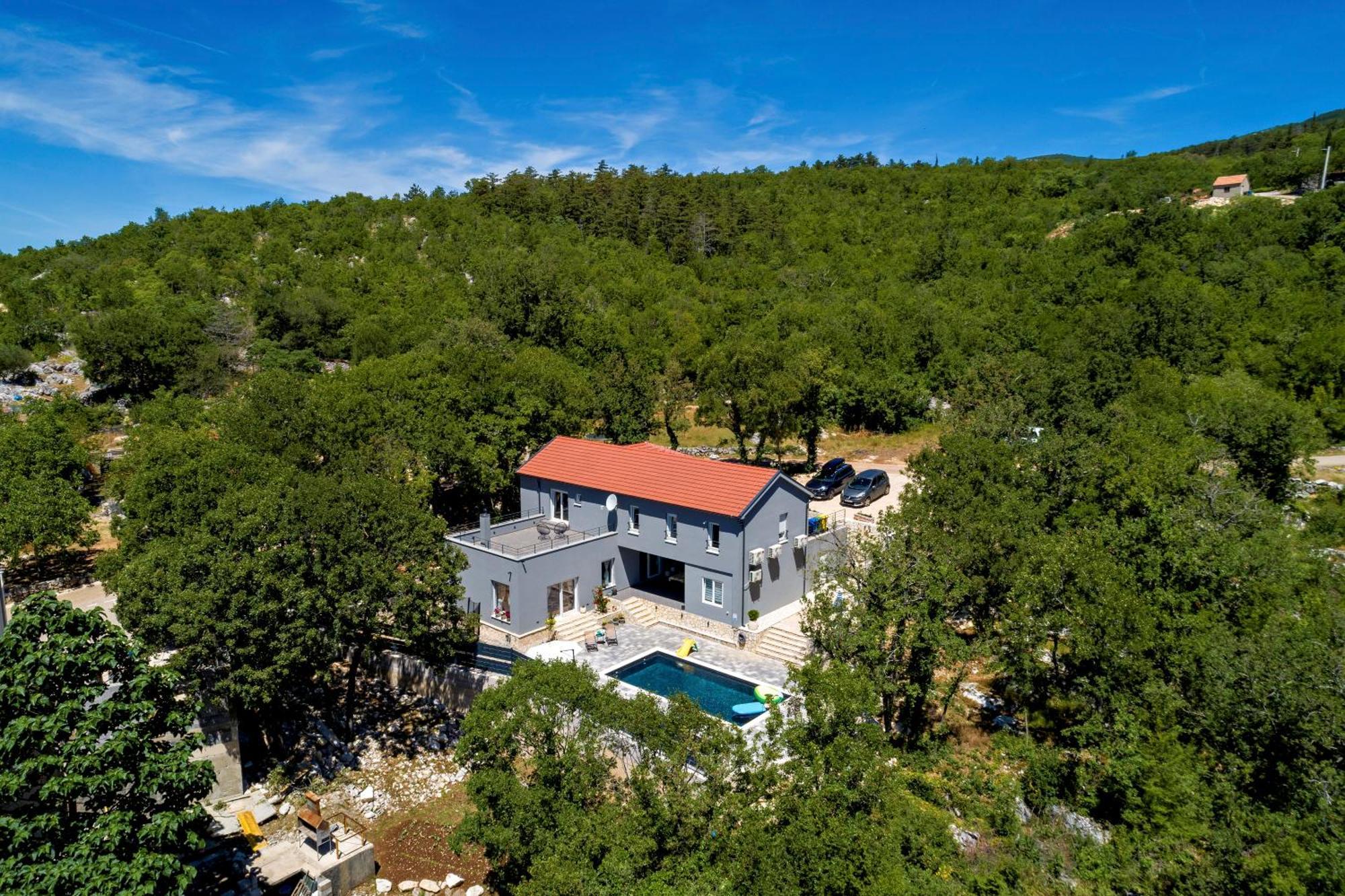 Luxury Villa Andrea Vrzika In Forest Near The Sea Zagvozd Zewnętrze zdjęcie